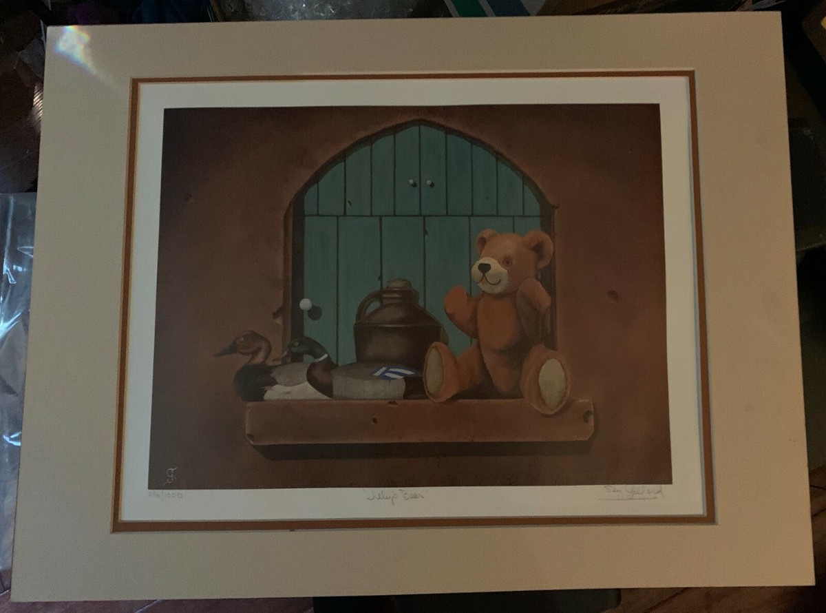 DILLY'S BEAR Duck Decoys Jug SIGNED NUMBERED of 1001 by Sey