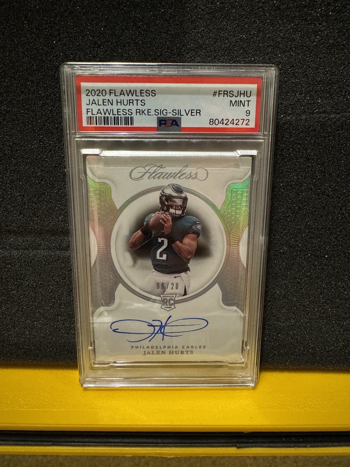 Jalen Hurts Panini Flawless Flawless Rookie Signatures #FRSJHU Silver