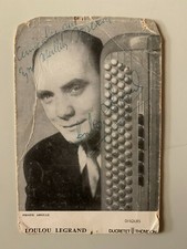 CARTE PROMO DUCRETET THOMSON - LOULOU LEGRAND // DEDICACE