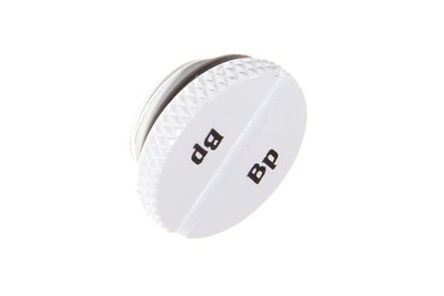 Bitspower Verschlussstopfen G1/4 Zoll flach - White