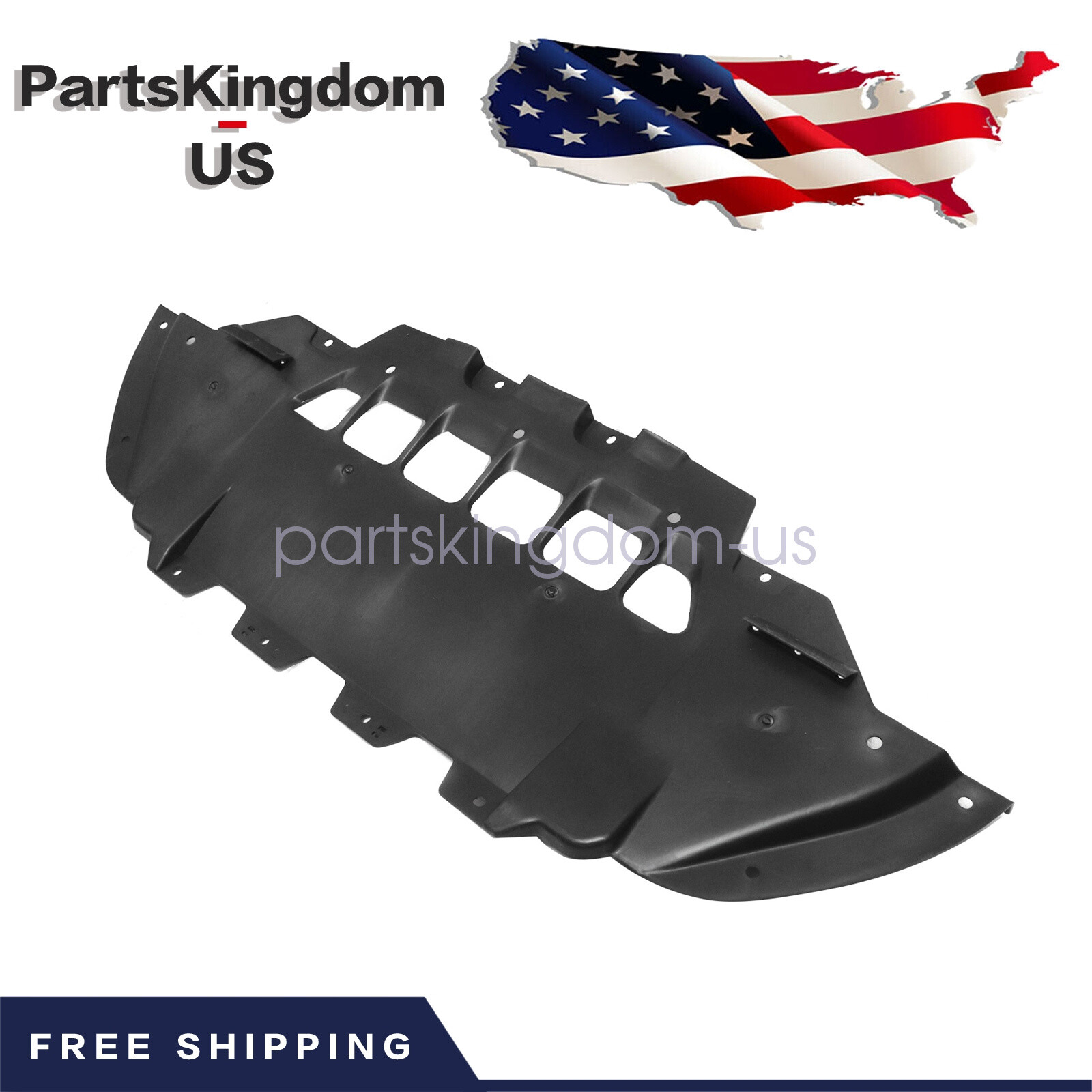 Maserati Ghibli 2014-2023 Front Skid plate Black P/N 670001748