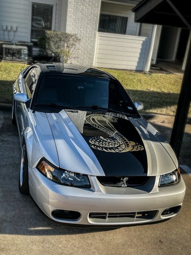 Cobra Hood Decal large Auto vinyl graphic Sticker Fits Ford Mustang car 30" v3 - Foto 2 di 13