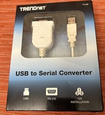TRENDnet TU-S9 USB to Serial Converter USB 1.1 to RS-232 Male DB9 Serial Cable