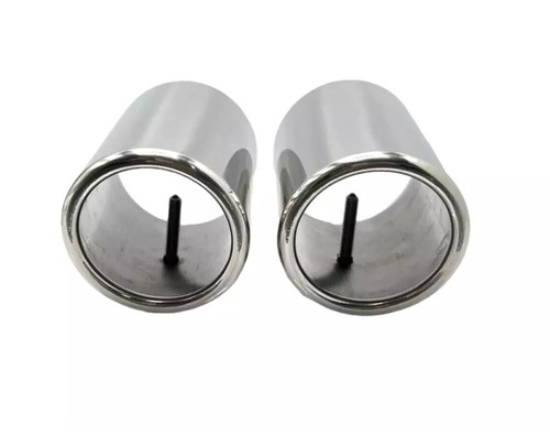 Cappa di Scarico per VW Tiguan 2 II Da 2016 2x 65mm Sportivo Acciaio Apertura - Imagen 5 de 5
