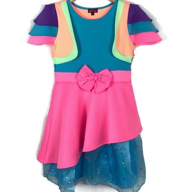 jojo's closet tutu rainbow skater dress