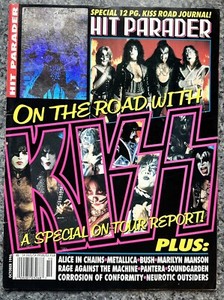Kiss 1996 October Hit Parader Magazine Gene Simmons Hologram Cover. Kiss Poster!