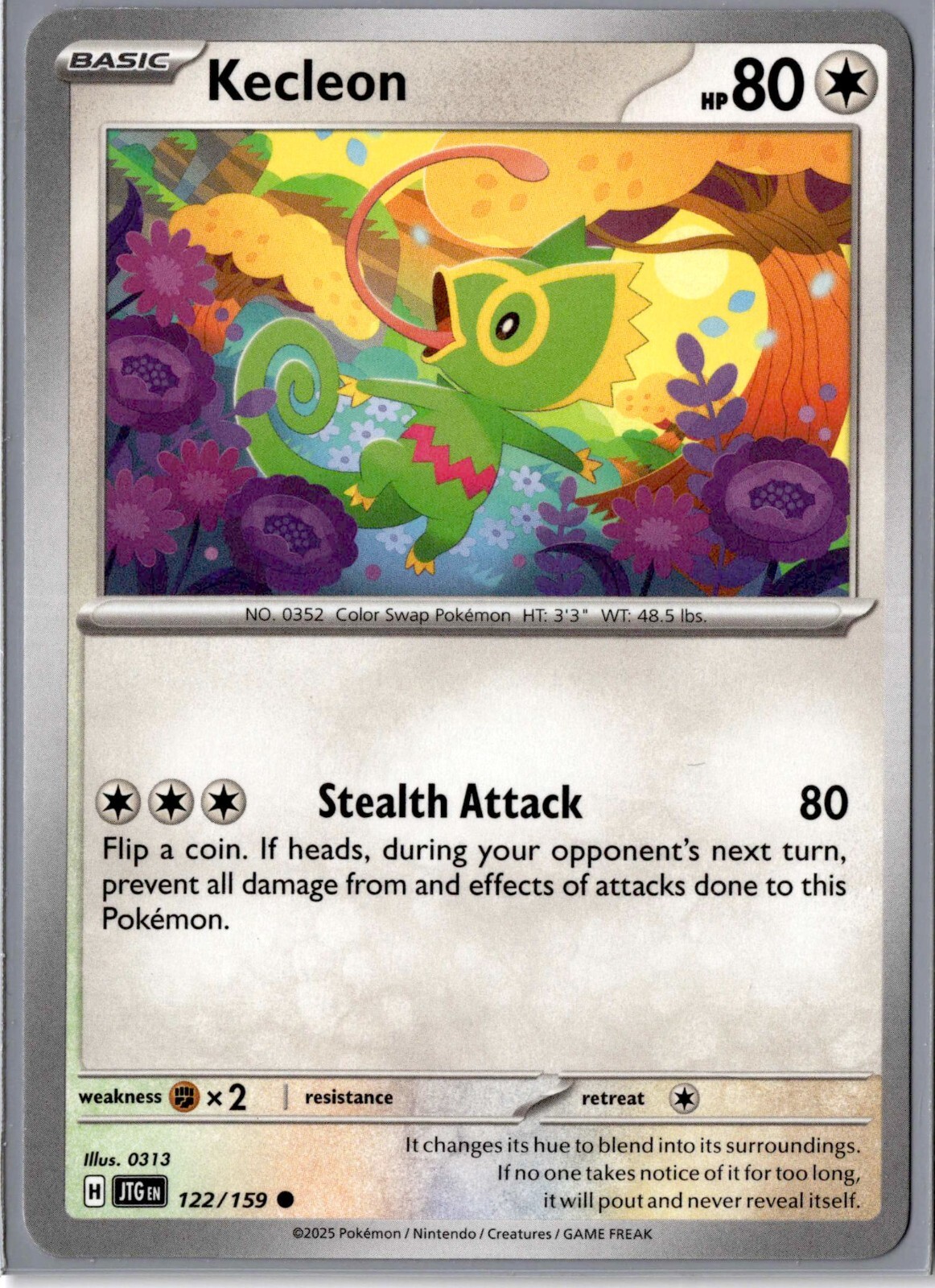 Kecleon - 122/159 - Common - Pokemon Journey Together