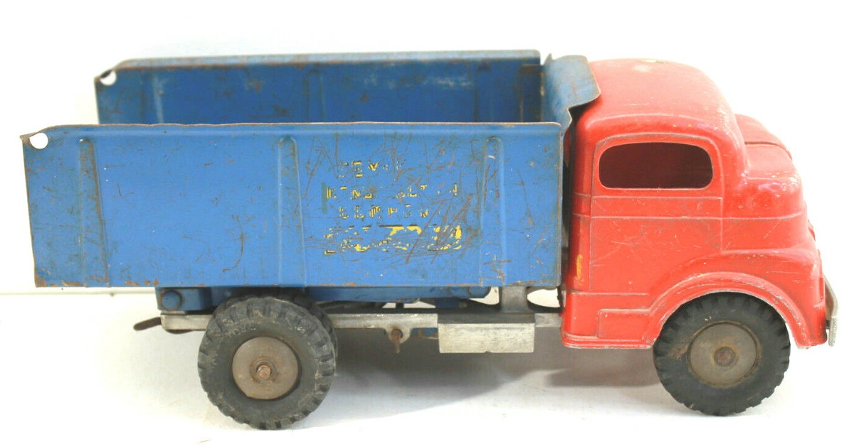 Vintage 1953 Structo Toyland Construction Co Wind Up Dump