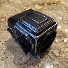 HASSELBLAD 503CX KIT Chrome, Waist Viewfinder and A12 Black Back Near Mint w Box
