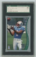 1998 KEVIN DYSON TOPPS SEASON OPENER #27 ROOKIE SGC 96 TENNESSEE OILERS 🏉🏈CARD