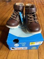 Stride Rite 360 KB023301 Size 6M Jack Brown Ankle Boot Fits Wide Feet Too  New 