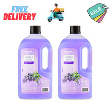 2 PACK - Equate Bubble Bath, for Adult, Senior and Teens, Lavender, 64 fl oz NEW