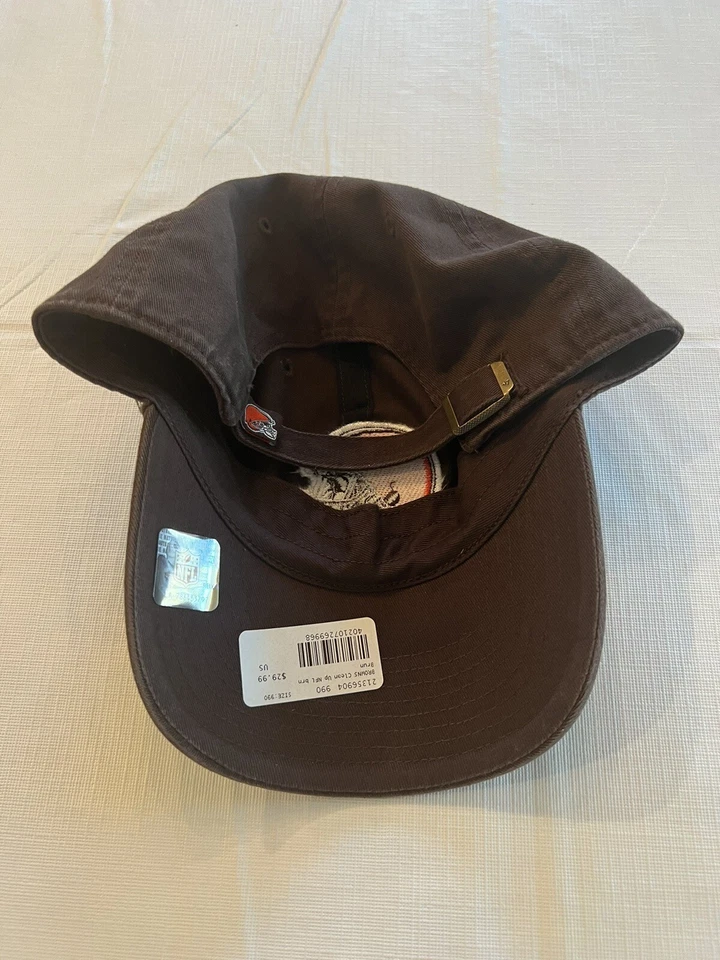 '47 Marca NFL Cleveland Browns Limpieza Ajustable Correa Gorra Papá NUEVO Foto 3 de 4