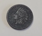 1860 Indian Cent Copper Nickel Very Good Details Condition Better Date