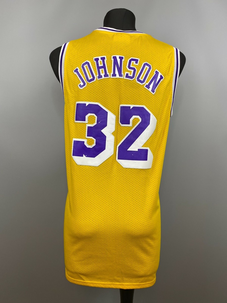 NBA LAKERS MAGIC JOHNSON ユニフォーム レイカーズ MAGIC JOHNSON LOS ANGELES LAKERS JERSEY NBA BASKETBALL ADIDAS MENS