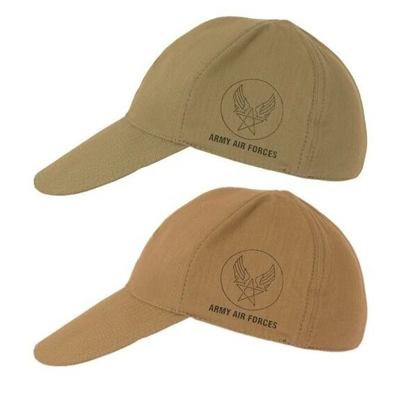 Reproduction US Air Force USAAF A3 HBT Mechanics Peaked Cap - Foldable Brim
Opens in a new window or