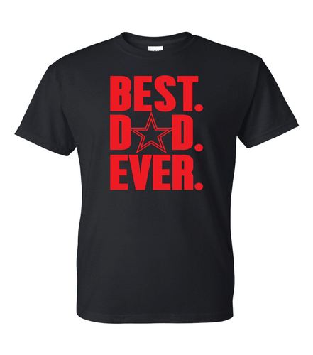 T-Shirt Dallas Cowboys Best Dad Ever Spieltag - alle Design Farboptionen (S-5XL) - Bild 12 von 25