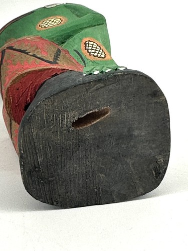 Banda musical de rana arte popular de madera hecha a mano rústica ligera - Imagen 17 de 21