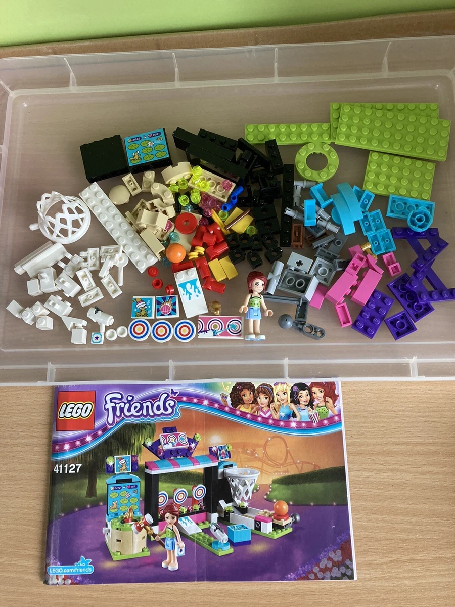 Lego Friends 41127 Amusement Park Arcade Complete Set With