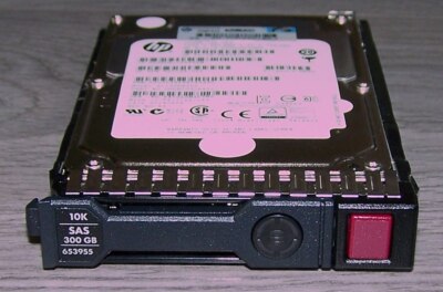 652564-B21 HP/HPE 300GB SAS 6G SFF SC DualPort 10k U/min Hot-Plug 653955-001