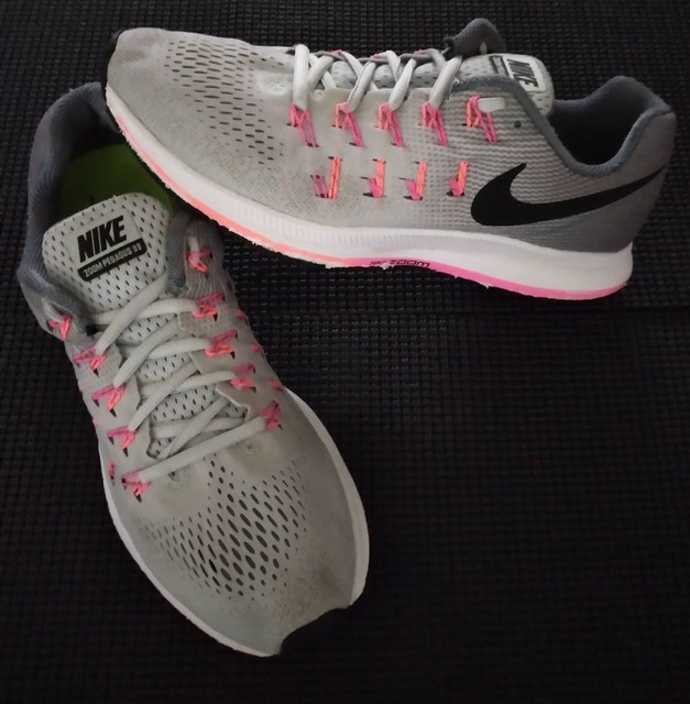 nike zoom pegasus 33 grey running shoes