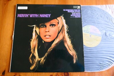 NANCY SINATRA   MOVIN  WITH NANCY LP   EXC+ 1967 STEREO LEE HAZLEWOOD