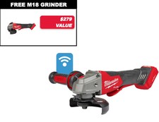 Milwaukee 2882-20VR M18 FUEL Paddle Braking Sag and 2888-20 Grinder