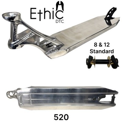 Ethic DTC Iconoclast Evo2 Trick Tret Roller Stunt Scooter Park Deck Raw 520mm