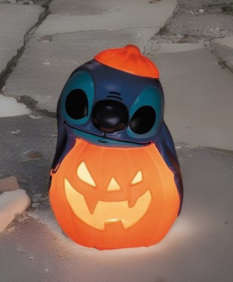 Fall Disney Lilo & Stitch Halloween Pumpkin Light Up Halloween Decoration 12 