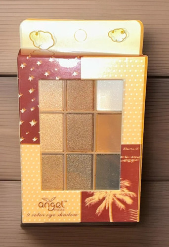 ANGEL MASK 9-Color Neutral/Natural #06 Eyeshadow Palette-13.5g-New