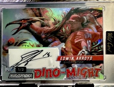 Wild Card 2024 Dino-Might Alumination Edwin Arroyo Auto 1/2 #DMPTE2-EAA Rare