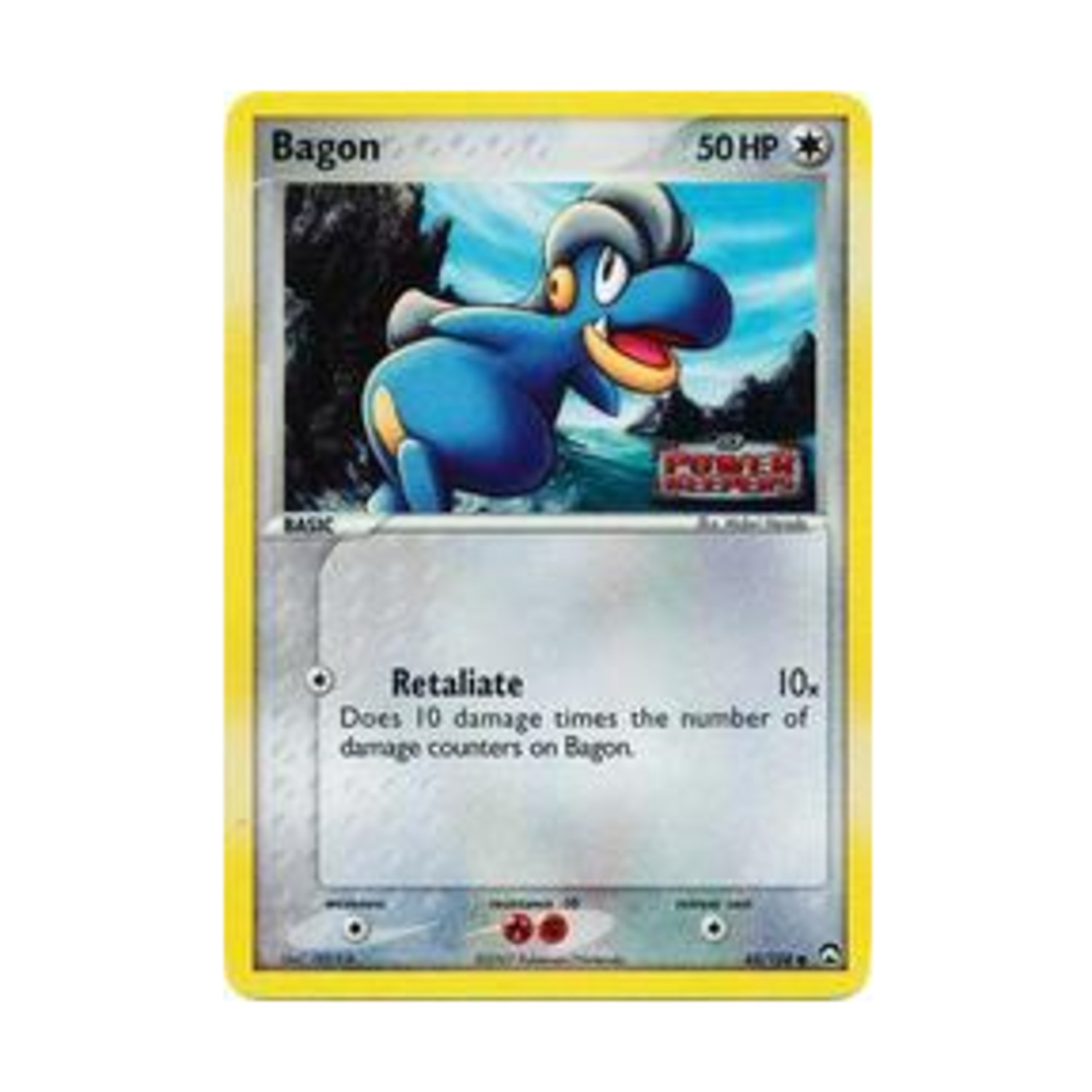 Pokemon Power Keepers Bagon (C) #43 (Reverse Holo) VG