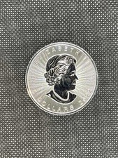 2022 Canada Silver Maple Leaf • 1 oz .9999 Fine • BU • Queen Elizabeth II