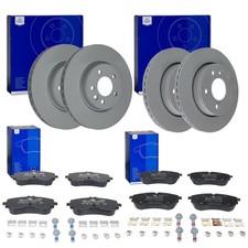 ATE BREMSSCHEIBEN + CERAMIC BELÄGE VORNE+HINTEN passend für VW AMAROK 2WD 4WD