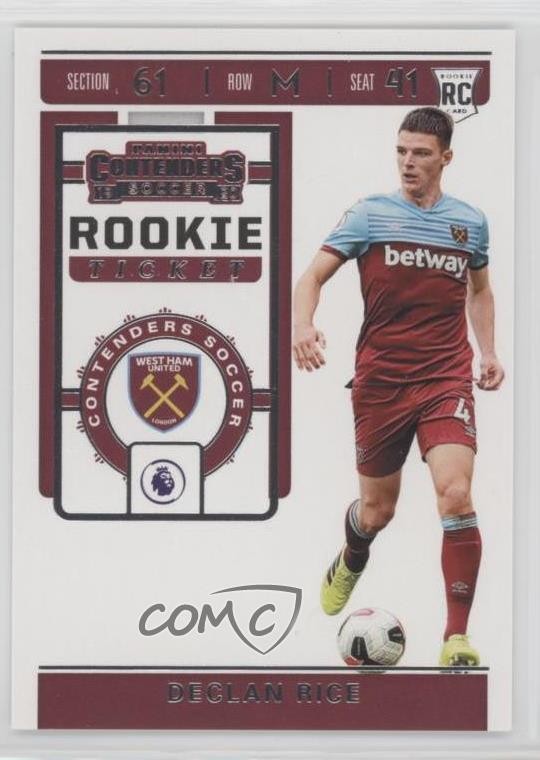 2019-20 Panini Chronicles Contenders Rookie Ticket Declan Rice #RT-28 RC