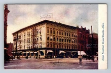 Grand Rapids MI-Michigan, Hotel Pantlind, Advertising, Antique Vintage Postcard