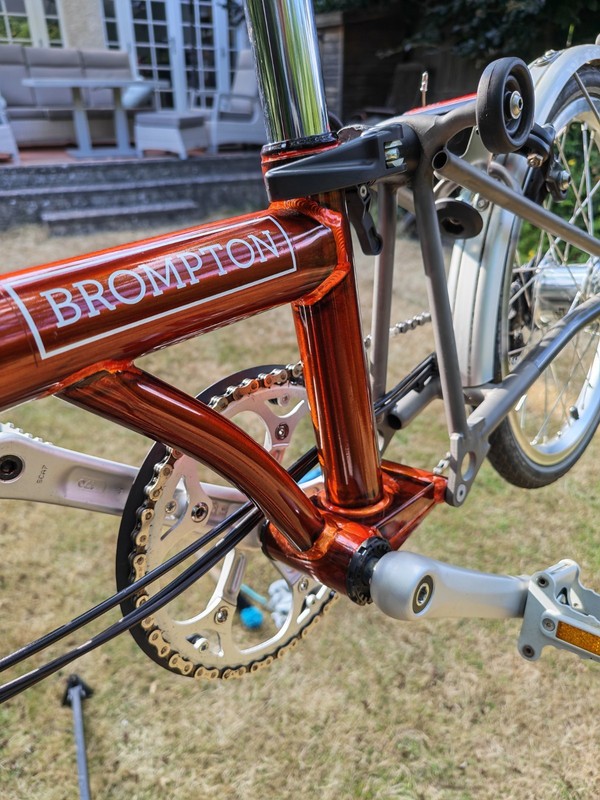 Brompton M6LX (2019) Flame Lacquer Superlight 6 Speed - Mint