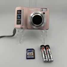 Pink Samsung S1050 Digital Camera Complete Package Vintage Y2k Cute Retro Rare