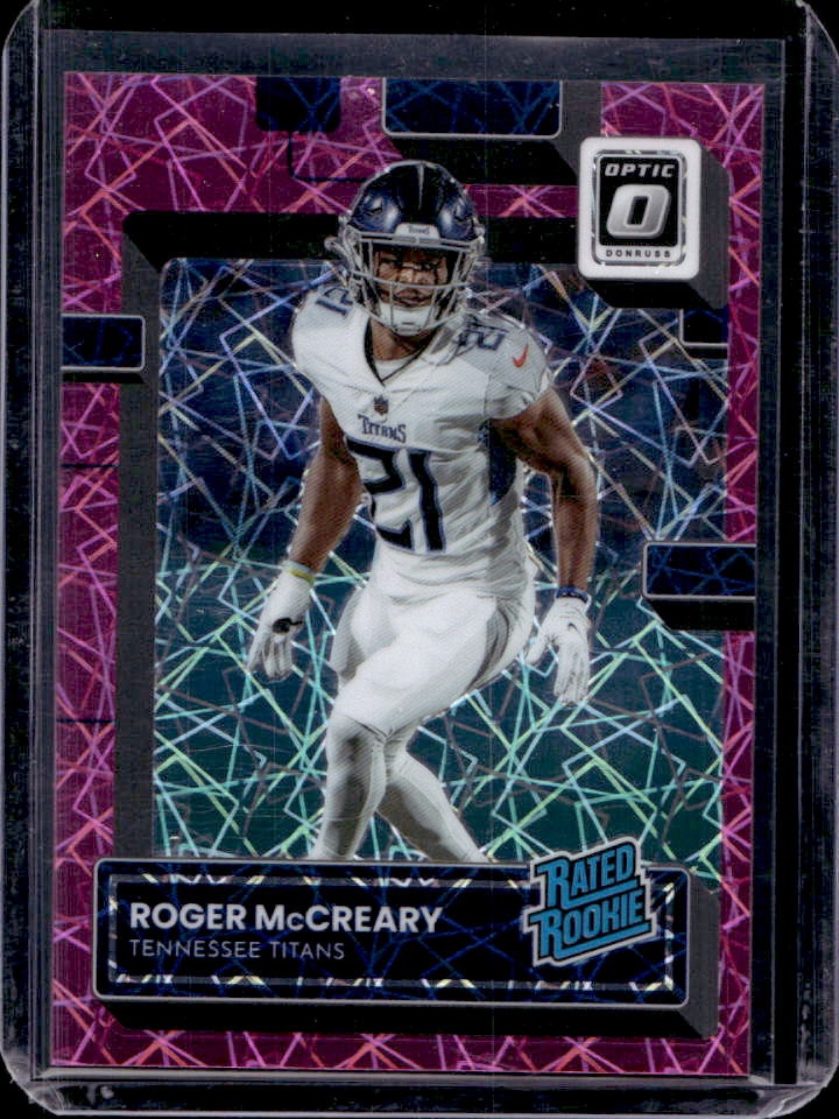 Roger McCreary Panini Donruss Optic #259 Pink Velocity