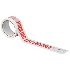TAPECASE 15C754 Carton Sealing Tape,Red,Hot Melt Resin 15C754