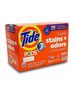 Tide PODS Laundry Detergent Pacs, Spring Meadow Scent - 156 Count