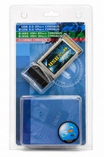 USB 2.0 / IEEE 1394 CardBus Adapter Set Neu O...