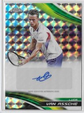 2025 Topps Chrome Tennis Luca Van Assche Geometric Refractor Auto Autograph B