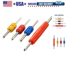 Dual Head A/C Valve Core Remover Tool - Essential for Automotive Maintenance