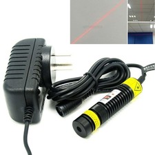 Focusable Line 650nm 100mW Red Laser Diode Module Locator 5V Adapter