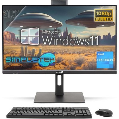 All In One 22'' G460 Ram 8Gb Ssd 240Gb Windows 11 Pro Aio Computer Vesa Pc Lcd