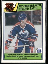 1983-84 O-Pee-Chee Pat Hughes #213 Edmonton Oilers