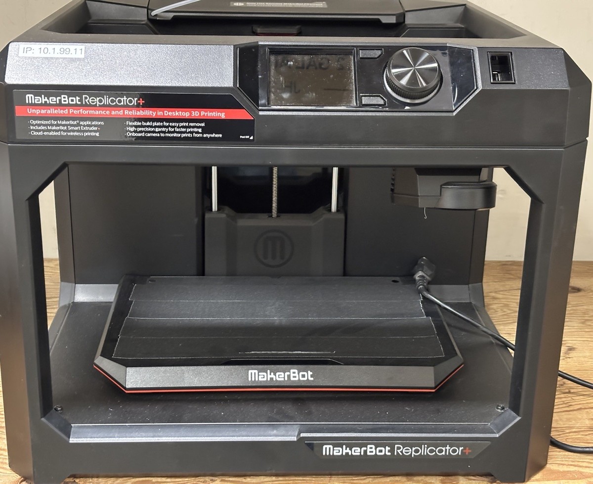MakerBot Replicator+ Plus 3D Printer Model PABH65 MP07825 with