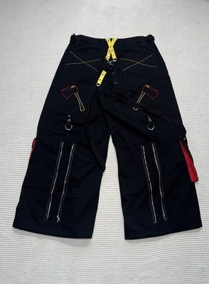Tripp NYC Hose Strap- Pants Vintage Y2k XL Wide Leg Baggy Rave Goth Gabba 