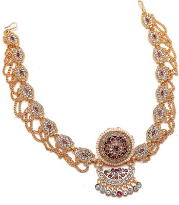 Tika Bodla/Borla Rajasthani Stil indische traditionelle Meena Arbeit vergoldet Birne